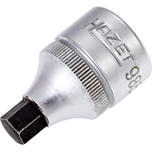 HAZET Nástrčná hlavice 985-8 ∙ 1/2 palce (12,5 mm) čtyřhran dutý ∙ Profil vnitřní šestihran ∙ Velikost 8 mm