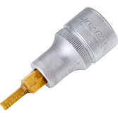 HAZET Nástrčná hlavice 986-4 ∙ 1/2 palce (12,5 mm) čtyřhran dutý ∙ Profil vnitřní šestihran ∙ Velikost 4 mm