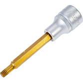 HAZET Nástrčná hlavice 990LG-9 ∙ 1/2 palce (12,5 mm) čtyřhran dutý ∙ Vnitřní ozubený profil XZN ∙ Velikost M9