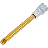 HAZET Nástrčná hlavice 990SLG-12 ∙ 1/2 palce (12,5 mm) čtyřhran dutý ∙ Vnitřní ozubený profil XZN ∙ Velikost M12