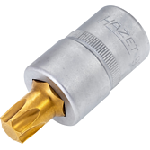 HAZET Nástrčná hlavice 992-T55 ∙ 1/2 palce (12,5 mm) čtyřhran dutý ∙ Vnitřní profil TORX® ∙ Velikost T55