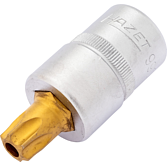 HAZET Nástrčná hlavice 992-T55H ∙ 1/2 palce (12,5 mm) čtyřhran dutý ∙ Profil Tamper Resistant TORX® ∙ Velikost T55H