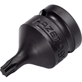 HAZET Nástrčná hlavice pro rázový a strojový utahovák 995S-T30 ∙ 1/2 palce (12,5 mm) čtyřhran dutý ∙ Vnitřní profil TORX® ∙ Velikost T30