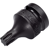 HAZET Nástrčná hlavice pro rázový a strojový utahovák 995S-T50 ∙ 1/2 palce (12,5 mm) čtyřhran dutý ∙ Vnitřní profil TORX® ∙ Velikost T50