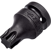 HAZET Nástrčná hlavice pro rázový a strojový utahovák 995S-T60 ∙ 1/2 palce (12,5 mm) čtyřhran dutý ∙ Vnitřní profil TORX® ∙ Velikost T60
