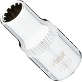 VIGOR N&aacute;strčn&aacute; hlavice ∙ V1978 ∙ 1/4 palce (6,3 mm) čtyřhran dut&yacute; ∙ Multiprofil ∙ Velikost 5,5 mm