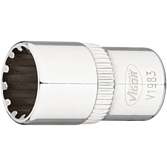 VIGOR N&aacute;strčn&aacute; hlavice ∙ V1983 ∙ 1/4 palce (6,3 mm) čtyřhran dut&yacute; ∙ Multiprofil ∙ Velikost 10 mm