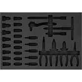 VIGOR Vložka z měkk&eacute; pěny ∙ pr&aacute;zdn&aacute; ∙ V2024-L ∙ d x &scaron; x v: 563 mm x 393 mm x 35 mm