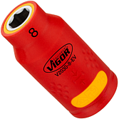 VIGOR N&aacute;strčn&aacute; hlavice ∙ EV ∙ V2030-8-EV ∙ 3/8 palce (10 mm) čtyřhran dut&yacute; ∙ Profil vněj&scaron;&iacute; &scaron;estihran ∙ Velikost 8 mm