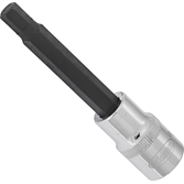 VIGOR Nástrčná hlavice pro šrouby s vnitřním šestihranem ∙ V2075 ∙ 1/2 palce (12,5 mm) čtyřhran dutý ∙ Profil vnitřní šestihran ∙ Velikost 8 mm