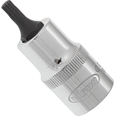 VIGOR Nástrčná hlavice (vnitřní tisícihran) ∙ XZN ∙ V2094 ∙ 1/2 palce (12,5 mm) čtyřhran dutý ∙ Vnitřní ozubený profil XZN ∙ Velikost M5