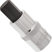 VIGOR Nástrčná hlavice pro šrouby s vnitřním šestihranem ∙ V2106 ∙ 1/2 palce (12,5 mm) čtyřhran dutý ∙ Profil vnitřní šestihran ∙ Velikost 12 mm