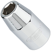 VIGOR Adaptér na bity ∙ V2114N ∙ 3/8 palce (10 mm) čtyřhran dutý ∙ 5/16 palce (8 mm) šestihran dutý ∙ 28 mm