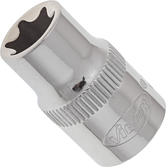 VIGOR T nástrčná hlavice ∙ V2144N ∙ 3/8 palce (10 mm) čtyřhran dutý ∙ Vnější profil TORX® ∙ Velikost E12