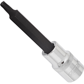 VIGOR T nástrčná hlavice ∙ V2165 ∙ 1/2 palce (12,5 mm) čtyřhran dutý ∙ Vnitřní profil TORX® ∙ Velikost T30