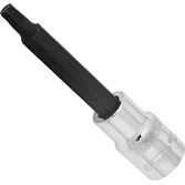 VIGOR T nástrčná hlavice ∙ V2167 ∙ 1/2 palce (12,5 mm) čtyřhran dutý ∙ Vnitřní profil TORX® ∙ Velikost T40