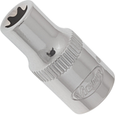 VIGOR T nástrčná hlavice ∙ V2188N ∙ 1/4 palce (6,3 mm) čtyřhran dutý ∙ Vnější profil TORX® ∙ Velikost E7