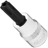 VIGOR T nástrčná hlavice ∙ V2195N ∙ 3/8 palce (10 mm) čtyřhran dutý ∙ Profil Tamper Resistant TORX® ∙ Velikost T50H