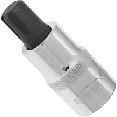 VIGOR Nástrčná hlavice RIBE ∙ V2208 ∙ 1/2 palce (12,5 mm) čtyřhran dutý ∙ Vnitřní drážkový profil Ribe-CV ∙ Velikost M12