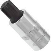 VIGOR Nástrčná hlavice RIBE ∙ V2209 ∙ 1/2 palce (12,5 mm) čtyřhran dutý ∙ Vnitřní drážkový profil Ribe-CV ∙ Velikost M13