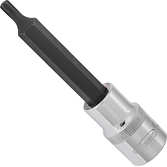 VIGOR Nástrčná hlavice RIBE ∙ V2211 ∙ 1/2 palce (12,5 mm) čtyřhran dutý ∙ Vnitřní drážkový profil Ribe-CV ∙ Velikost M5