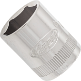 VIGOR Nástrčná hlavice 6hran ∙ V2269N ∙ 3/8 palce (10 mm) čtyřhran dutý ∙ Profil vnější šestihran ∙ Velikost 15 mm