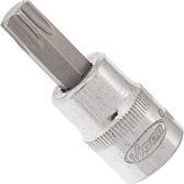 VIGOR T nástrčná hlavice ∙ V2296N ∙ 3/8 palce (10 mm) čtyřhran dutý ∙ Vnitřní profil TORX® ∙ Velikost T50