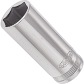 VIGOR Nástrčná hlavice šestihran ∙ dlouhá ∙ V2315N ∙ 3/8 palce (10 mm) čtyřhran dutý ∙ Profil vnější šestihran ∙ Velikost 19 mm