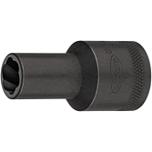 VIGOR Spirálová povolovací nástrčná hlavice ∙ V2404N-11 ∙ 1/2 palce (12,5 mm) čtyřhran dutý ∙ Profil vytahovák vnějších šroubů ∙ Velikost 11 mm