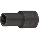 VIGOR Spirálová povolovací nástrčná hlavice ∙ V2404N-13 ∙ 1/2 palce (12,5 mm) čtyřhran dutý ∙ Profil vytahovák vnějších šroubů ∙ Velikost 13 mm