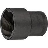 VIGOR Spirálová povolovací nástrčná hlavice ∙ V2404N-30 ∙ 1/2 palce (12,5 mm) čtyřhran dutý ∙ Profil vytahovák vnějších šroubů ∙ Velikost 30 mm