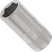 VIGOR Nástrčná hlavice 6hran ∙ V2420N ∙ 1/4 palce (6,3 mm) čtyřhran dutý ∙ Profil vnější šestihran ∙ Velikost 8 mm