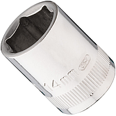 VIGOR Nástrčná hlavice 6hran ∙ V2426N ∙ 1/4 palce (6,3 mm) čtyřhran dutý ∙ Profil vnější šestihran ∙ Velikost 14 mm