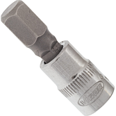 VIGOR Nástrčná hlavice pro šrouby s vnitřním šestihranem ∙ V2435N ∙ 1/4 palce (6,3 mm) čtyřhran dutý ∙ Profil vnitřní šestihran ∙ Velikost 8 mm