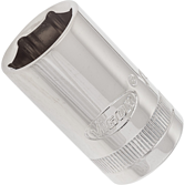 VIGOR Nástrčná hlavice 6hran ∙ V2562N ∙ 1/2 palce (12,5 mm) čtyřhran dutý ∙ Profil vnější šestihran ∙ Velikost 16 mm