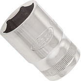 VIGOR Nástrčná hlavice 6hran ∙ V2565N ∙ 1/2 palce (12,5 mm) čtyřhran dutý ∙ Profil vnější šestihran ∙ Velikost 19 mm