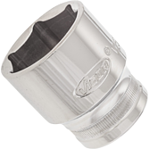 VIGOR Nástrčná hlavice 6hran ∙ V2571N ∙ 1/2 palce (12,5 mm) čtyřhran dutý ∙ Profil vnější šestihran ∙ Velikost 27 mm