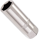 VIGOR Nástrčná hlavice na zapalovací svíčky ∙ V2578N ∙ 1/2 palce (12,5 mm) čtyřhran dutý ∙ Profil vnější šestihran ∙ Velikost 16 mm