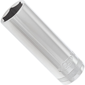 VIGOR Nástrčná hlavice šestihran ∙ dlouhá ∙ V2590N ∙ 1/2 palce (12,5 mm) čtyřhran dutý ∙ Profil vnější šestihran ∙ Velikost 19 mm