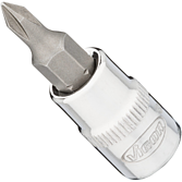 VIGOR N&aacute;strčn&aacute; hlavice ∙ V2593N ∙ 1/4 palce (6,3 mm) čtyřhran dut&yacute; ∙ Kř&iacute;žov&yacute; profil PH ∙ Velikost PH0