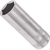 VIGOR Nástrčná hlavice šestihran ∙ dlouhá ∙ V2701N ∙ 1/4 palce (6,3 mm) čtyřhran dutý ∙ Profil vnější šestihran ∙ Velikost 13 mm