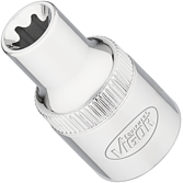 VIGOR T nástrčná hlavice ∙ V2730N ∙ 1/2 palce (12,5 mm) čtyřhran dutý ∙ Vnější profil TORX® ∙ Velikost E10