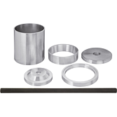 VIGOR Sada pouzder ∙ nápravy SAF ∙ 150 mm ∙ V2936 ∙ 6-dílný ∙ Počet ks nářadí: 6