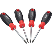 VIGOR Sada T šroubováků ∙ V4418 ∙ Vnitřní profil TORX® ∙ 4-dílný ∙ T6 ∙ T7 ∙ T8 ∙ T9 ∙ Počet ks nářadí: 4