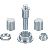 VIGOR Rozšiřující sada pro demontáž čepů zavěšení náprav ∙ MERCEDES-BENZ Actros a Atego ∙ V4605 ∙ 6-dílný ∙ Počet ks nářadí: 6