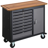 VIGOR Mobilní pracovní stůl řady L ∙ prázdný ∙ V4813 ∙ d x š x v: 1091 mm x 481 mm x 1018 mm