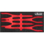 VIGOR Vložka z měkké pěny ∙ prázdná ∙ V4995-L ∙ d x š x v: 393 mm x 188 mm x 35 mm