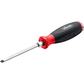 VIGOR Plochý šroubovák s úderovou hlavicí ∙ s hnacím čtyřhranem ∙ V5010-SL5 ∙ 1/4 palce (6,3 mm) čtyřhran dutý ∙ Plochý profil ∙ Velikost  x 5 mm