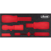 VIGOR Vložka z měkké pěny ∙ prázdná ∙ V5017-L ∙ d x š x v: 393 mm x 188 mm x 35 mm