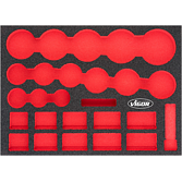 VIGOR Vložka z měkké pěny ∙ prázdná ∙ V5066-L ∙ d x š x v: 393 mm x 282 mm x 35 mm